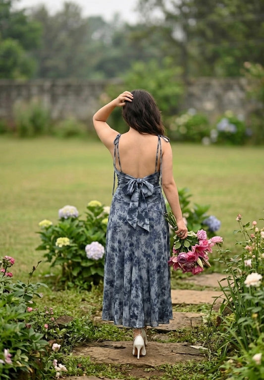 Midnight Tie-Dye Dress
